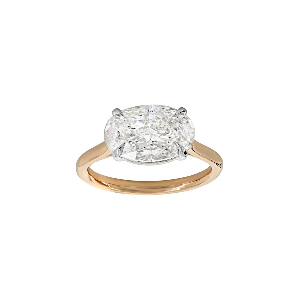rose gold engagement rings