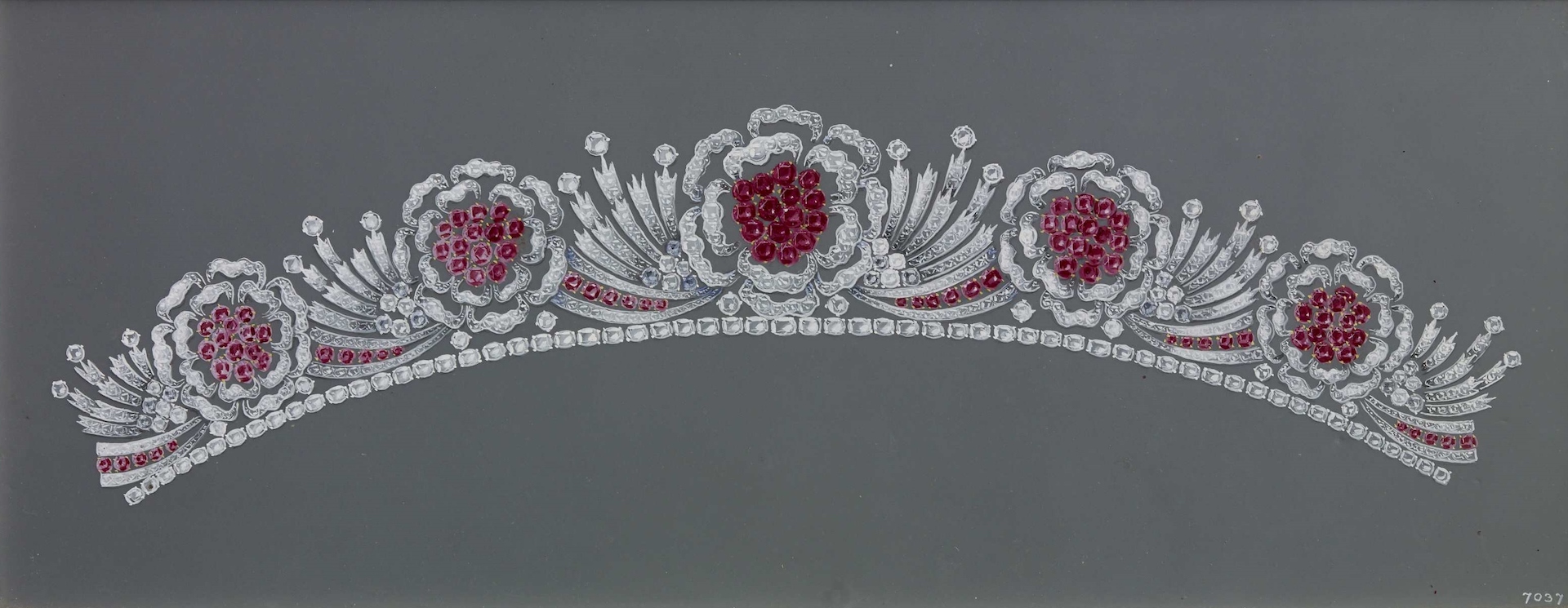 A Guide to Queen Elizabeth II's Royal Tiaras 23 Queen Elizabeth II  historic collection of royal tiaras Garrard Queen Elizabeth's Burmese Ruby Tiara