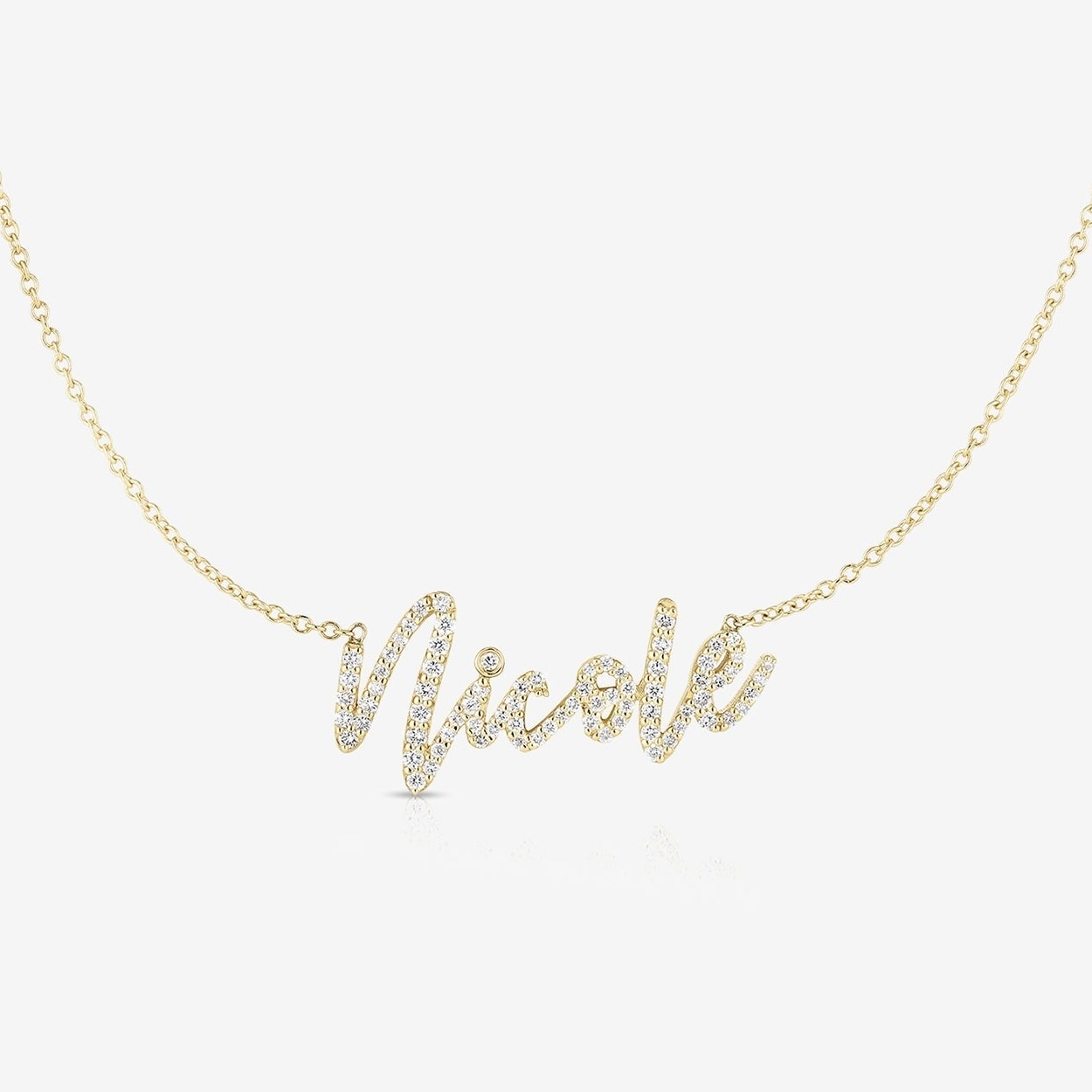 The Diamond Name Necklace Will Always Be Meaningful