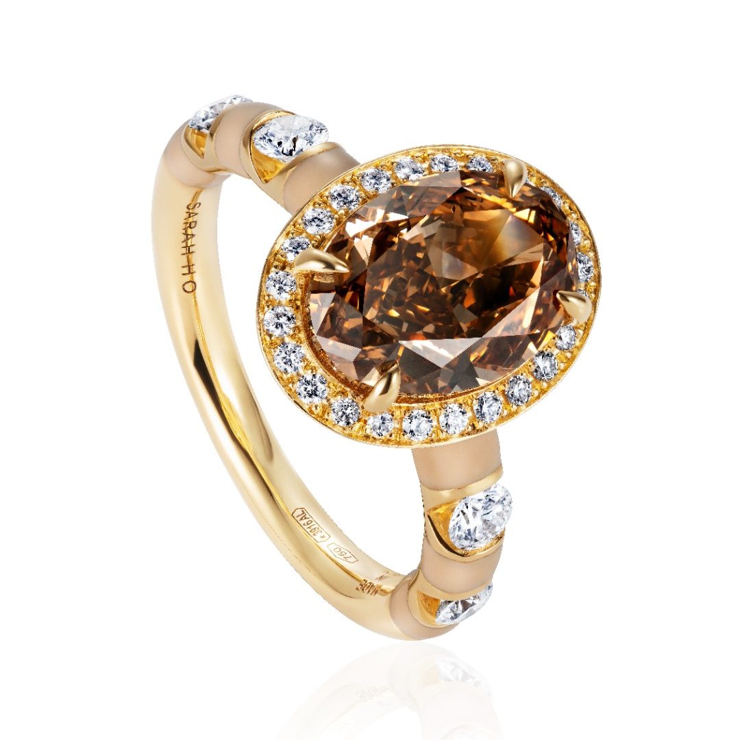 Sarah Ho Brown Diamond Ring