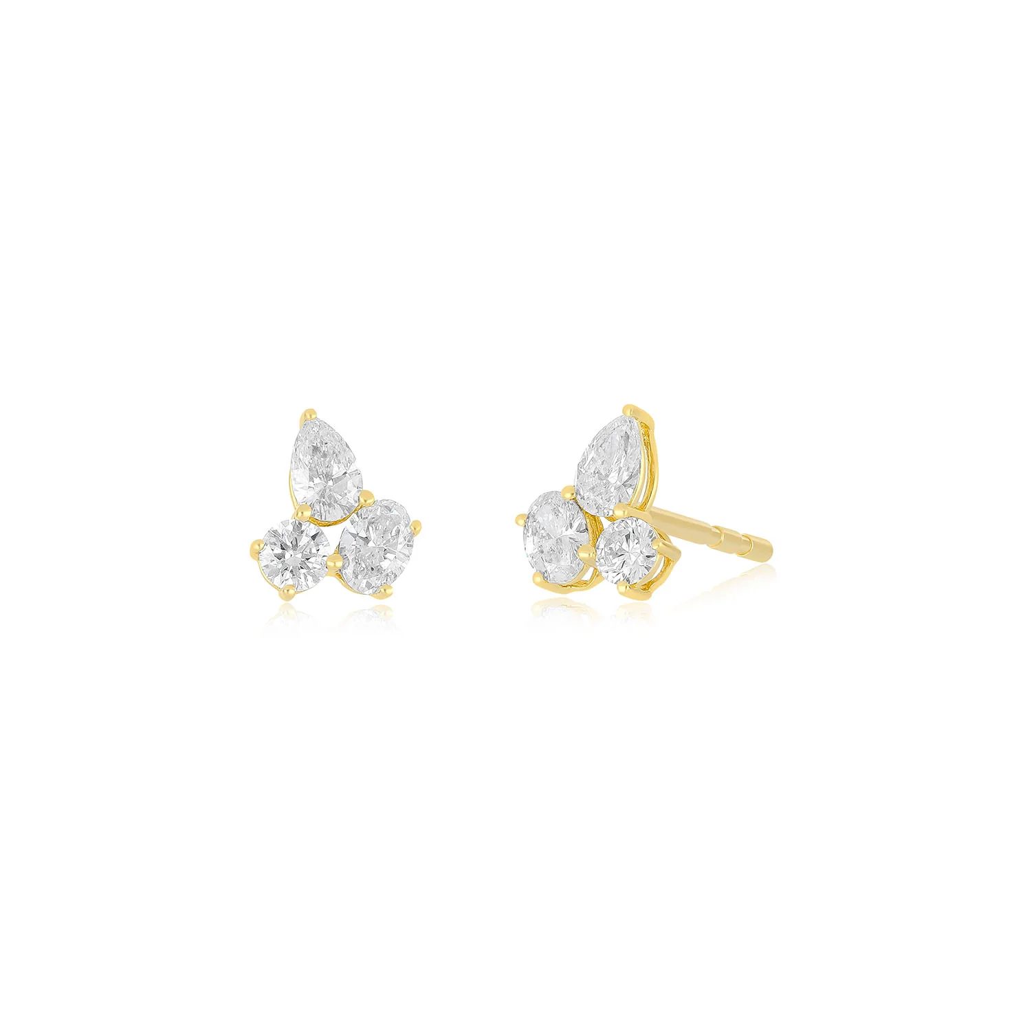 shop mother's day jewelry: diamond earrings