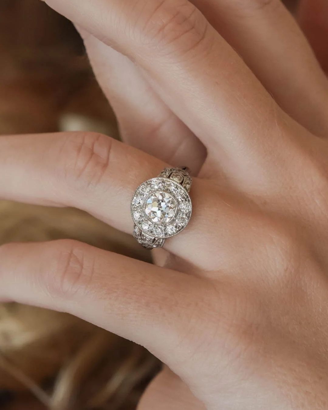 Why A Diamond Cluster Ring Is the Ultimate Thrifty Style