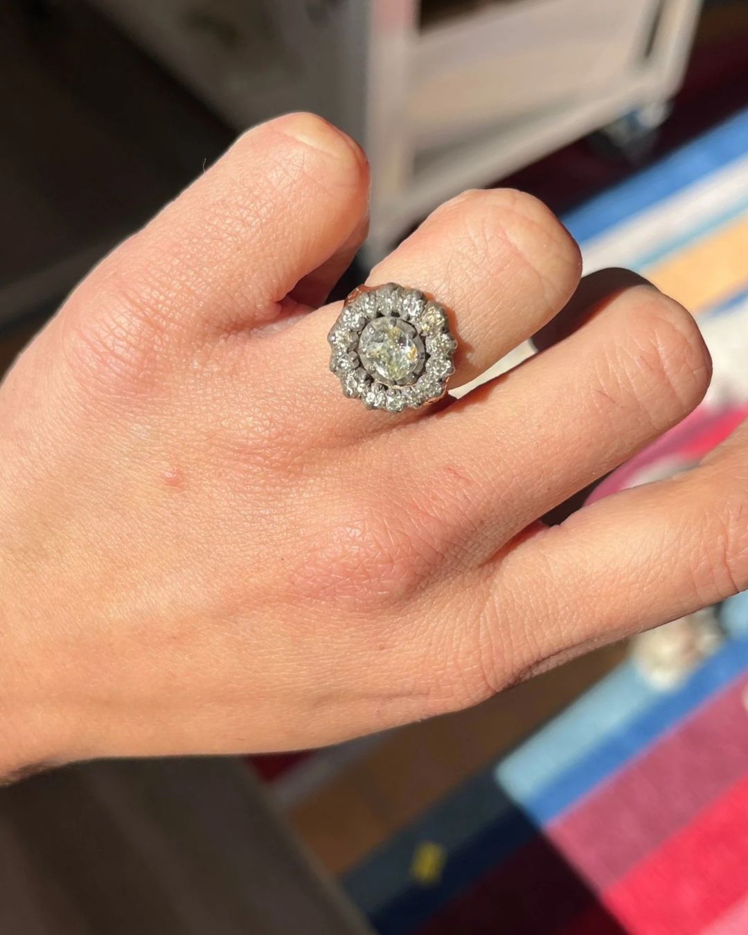 Why A Diamond Cluster Ring Is the Ultimate Thrifty Style