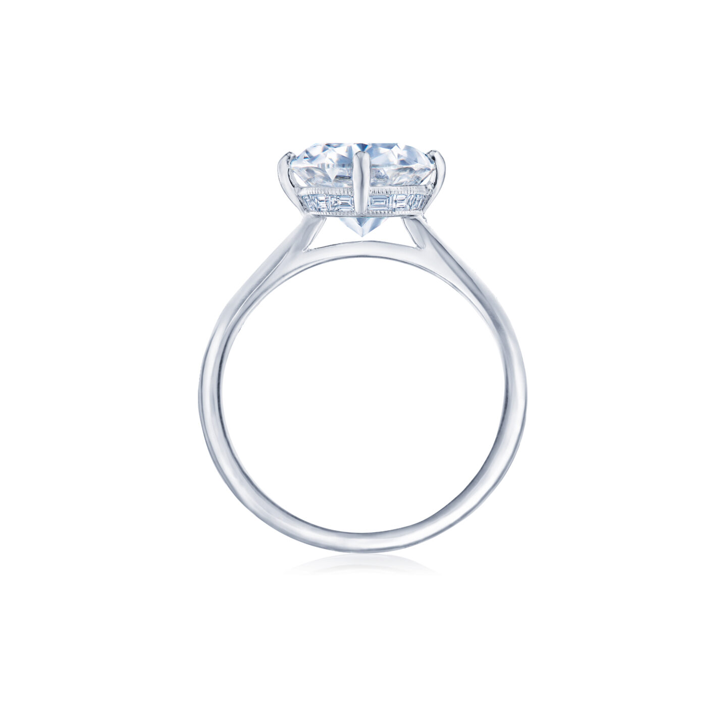 hidden halo engagement ring