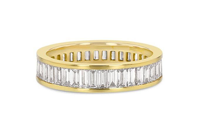 Grace Lee baguette eternity band