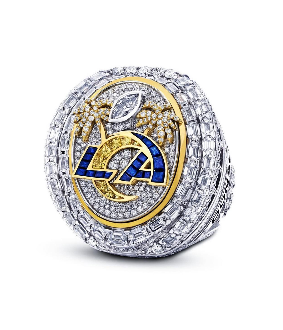 Champion Has A Nice Ring To It 2 LA Rams’ Super Bowl LVI Champions Ring with 20 carats of diamonds