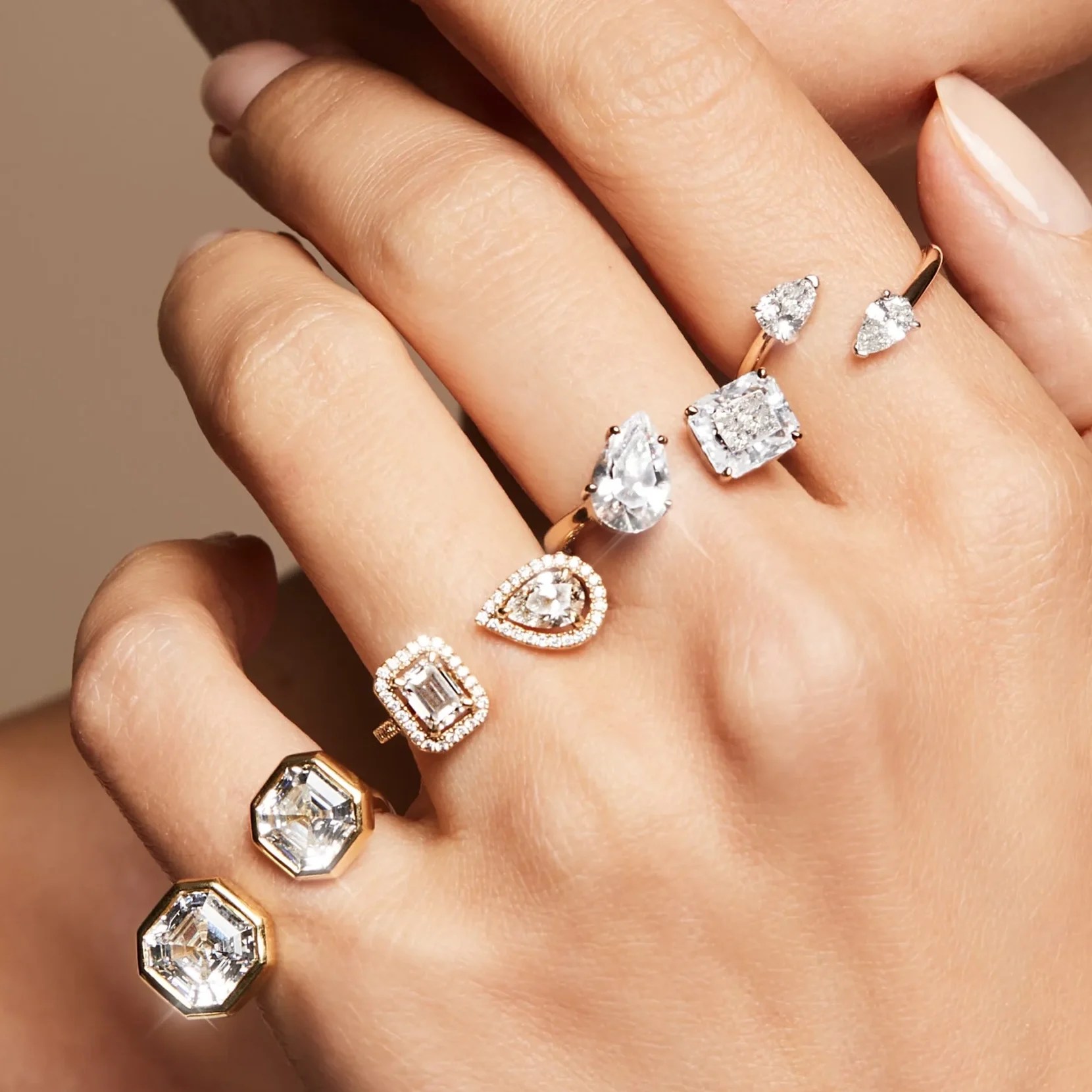 two stone engagement ring