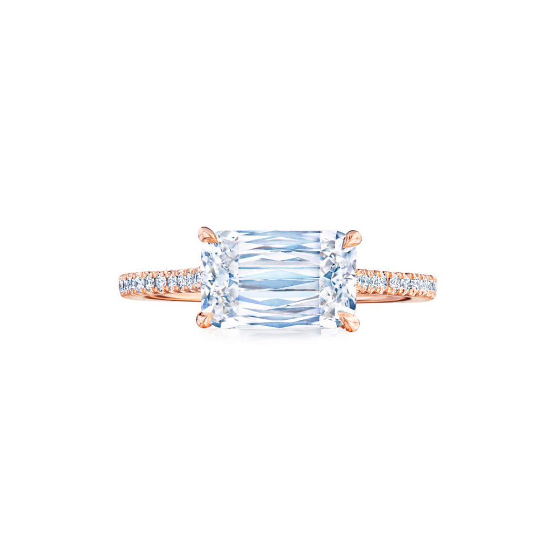 rose gold engagement rings