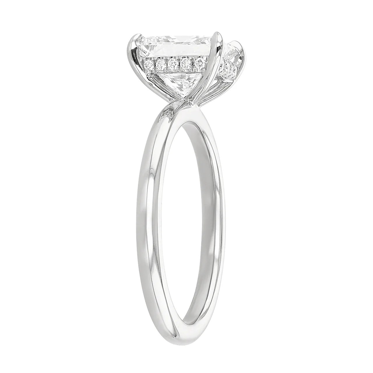 hidden halo engagement ring