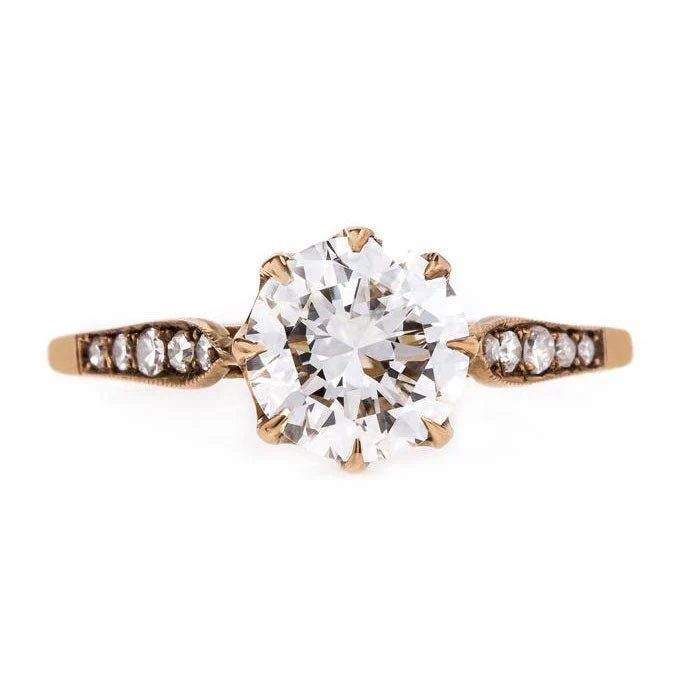 Trumpet & Horn Rose Gold Meridian Ring, from $15,500, trumpetandhorn.com