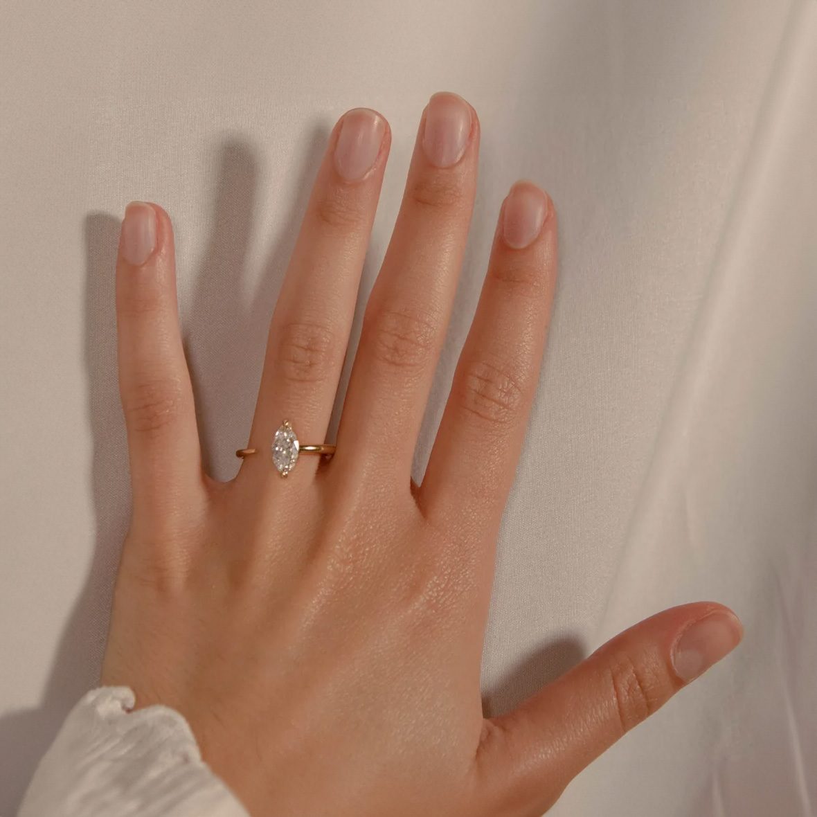 marquise cut engagement ring
