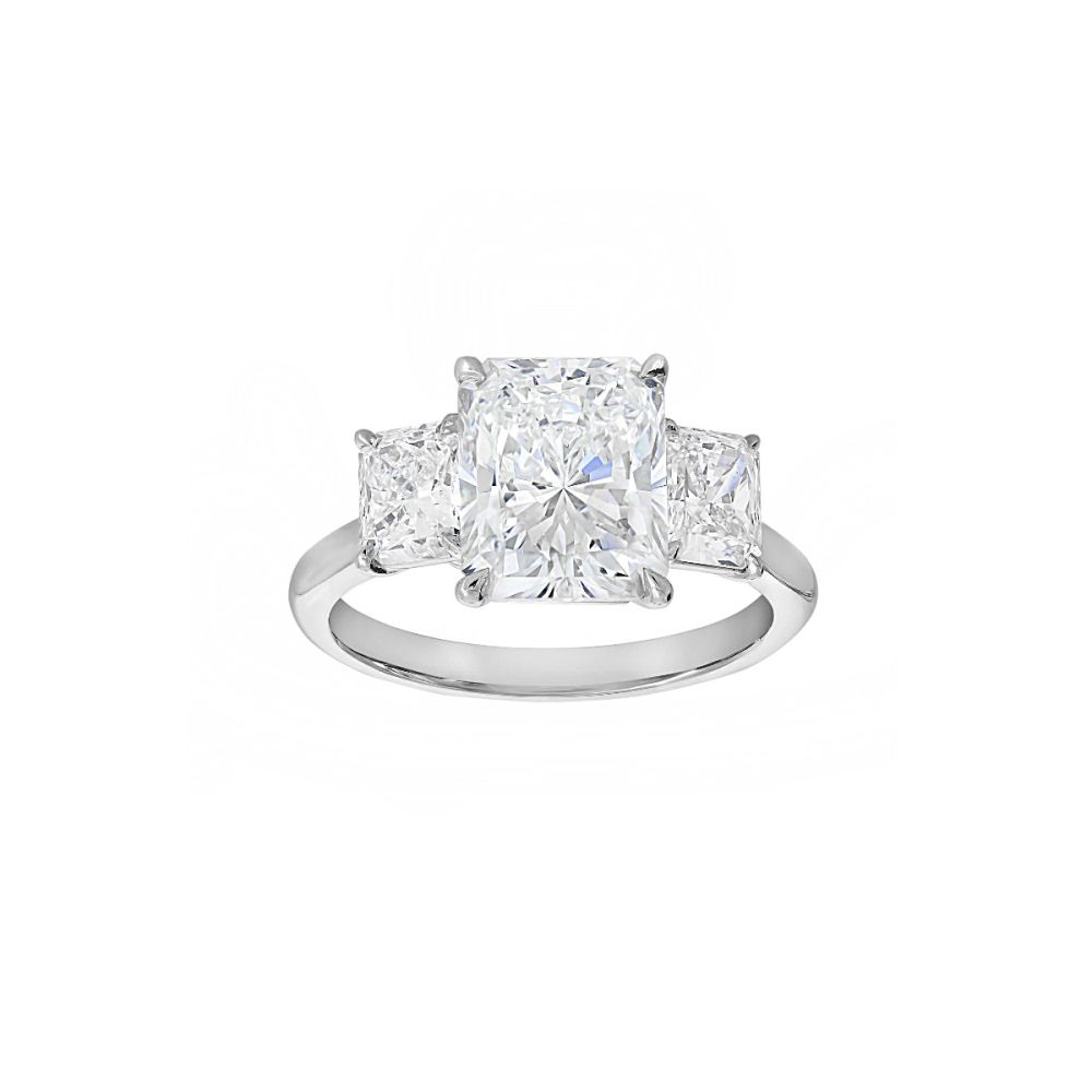 radiant cut engagement rings