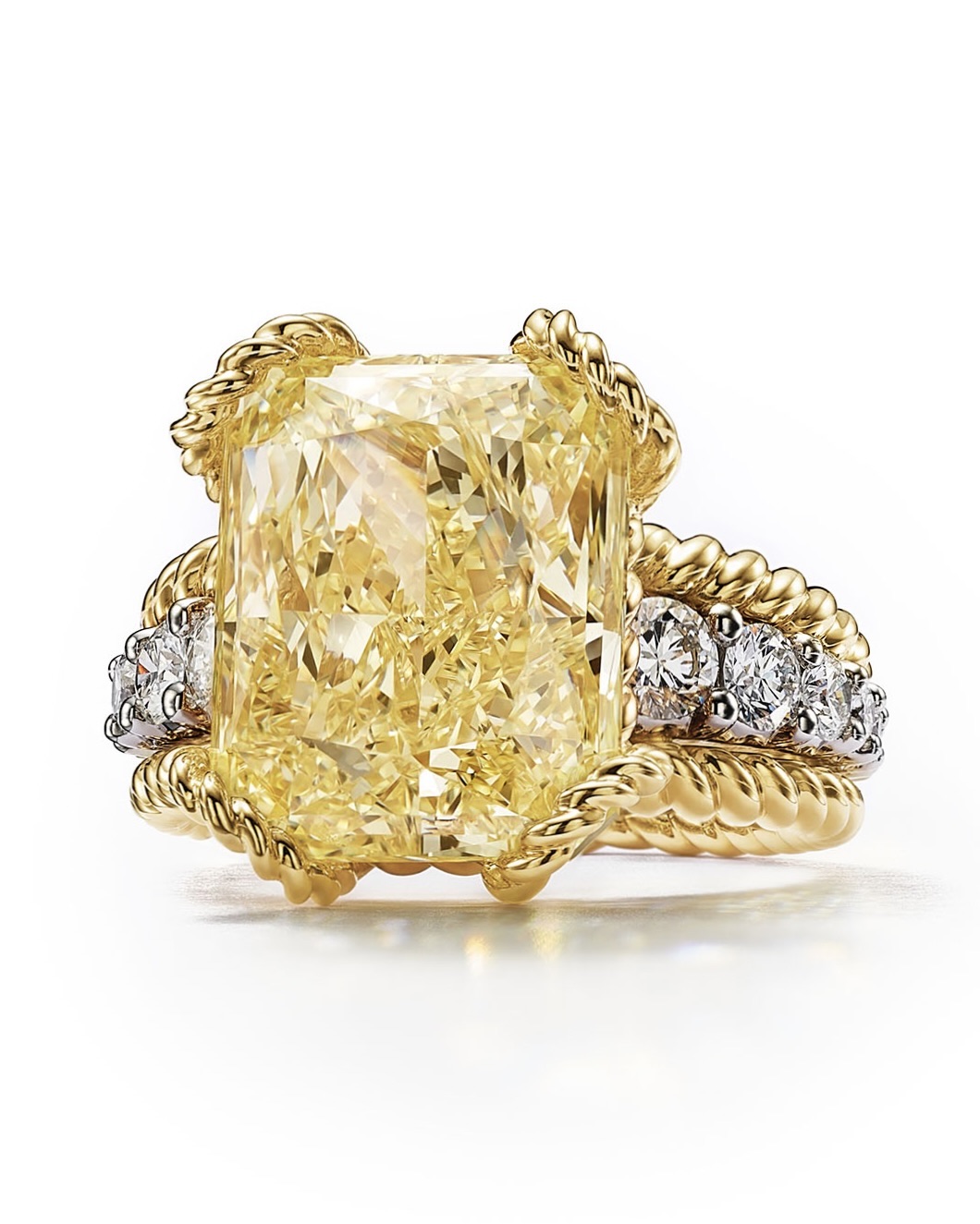 Tiffany & Co. Blue Book 2025: Sea of Wonder High Jewelry Collection Yellow Diamond Ring