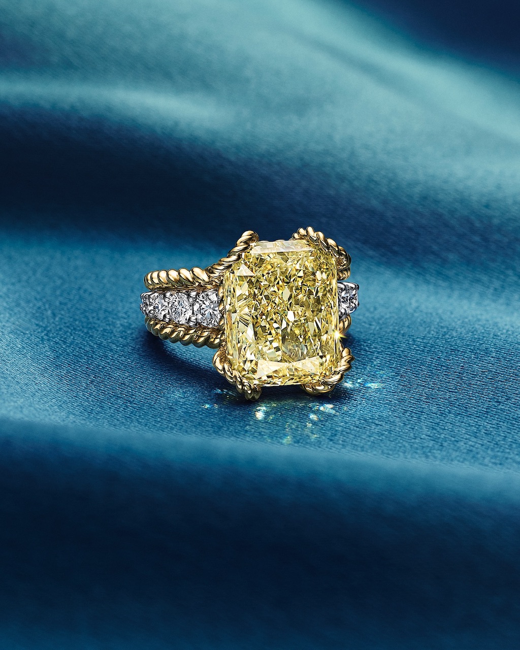 Tiffany & Co. Blue Book 2025: Sea of Wonder High Jewelry Collection Yellow Diamond Ring