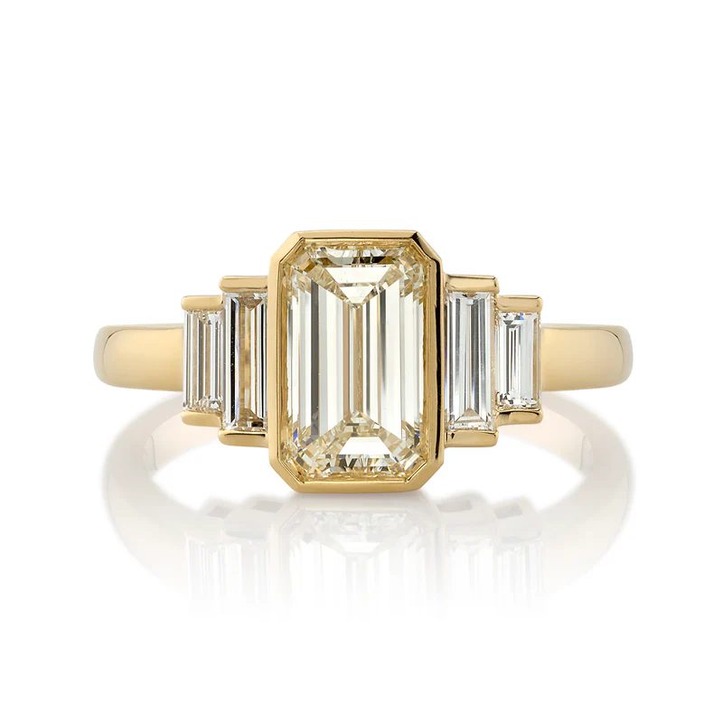 emerald cut engagement rings