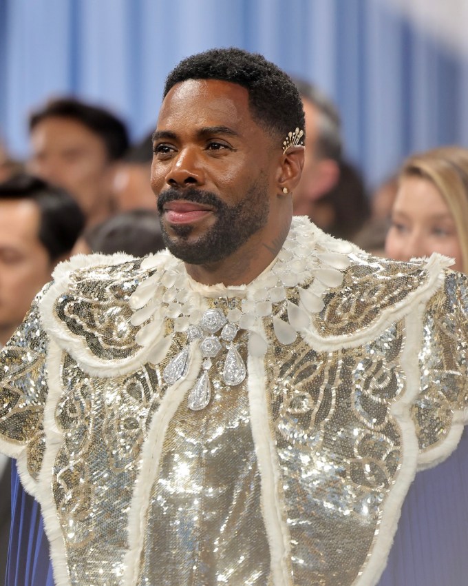Men's diamond jewelry: Colman Domingo, Met Gala Co-Chair, attends the 2025 Met Gala Celebrating "Superfine: Tailoring Black Style" at Metropolitan Museum of Art on May 05, 2025 in New York City. (Photo by Savion Washington/Getty Images)