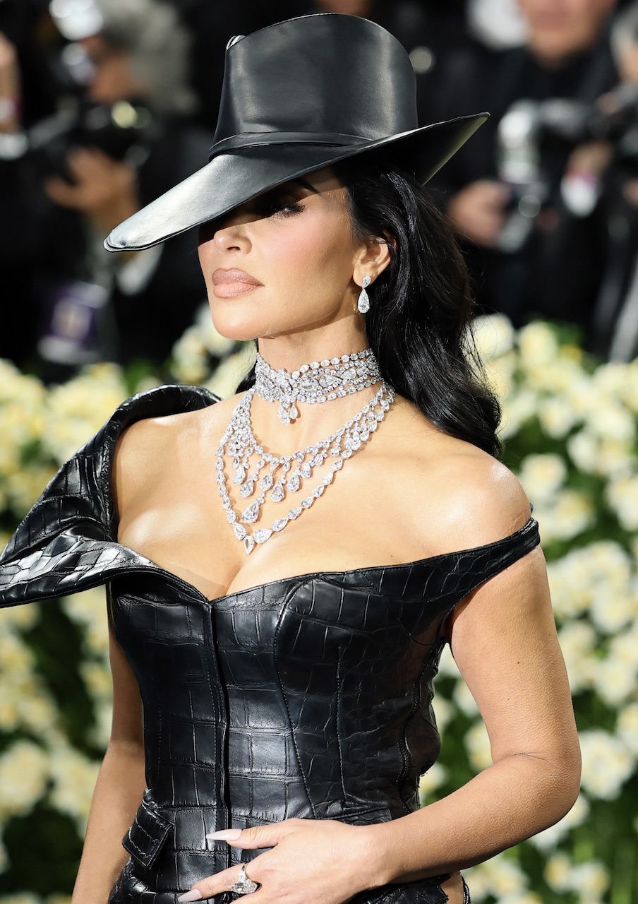 Kim Kardashian on the red carpet at the 2025 Met Gala in New York