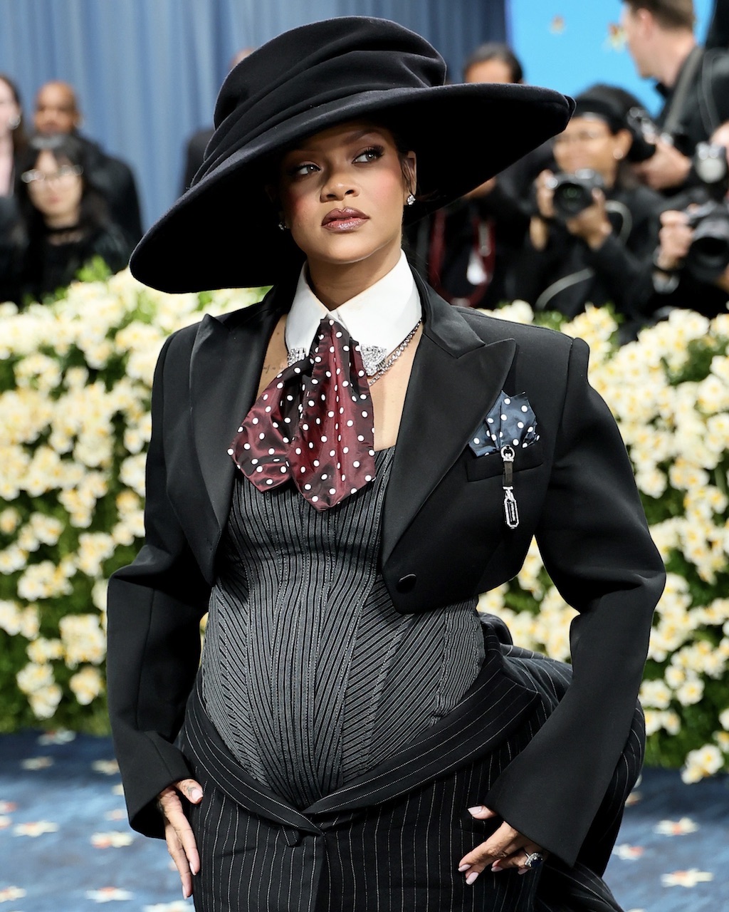 Rihanna at the 2025 Met Gala in New York City