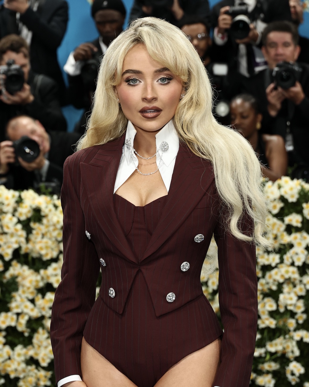 Sabrina Carpenter attends the 2025 Met Gala at the Met Museum in NYC