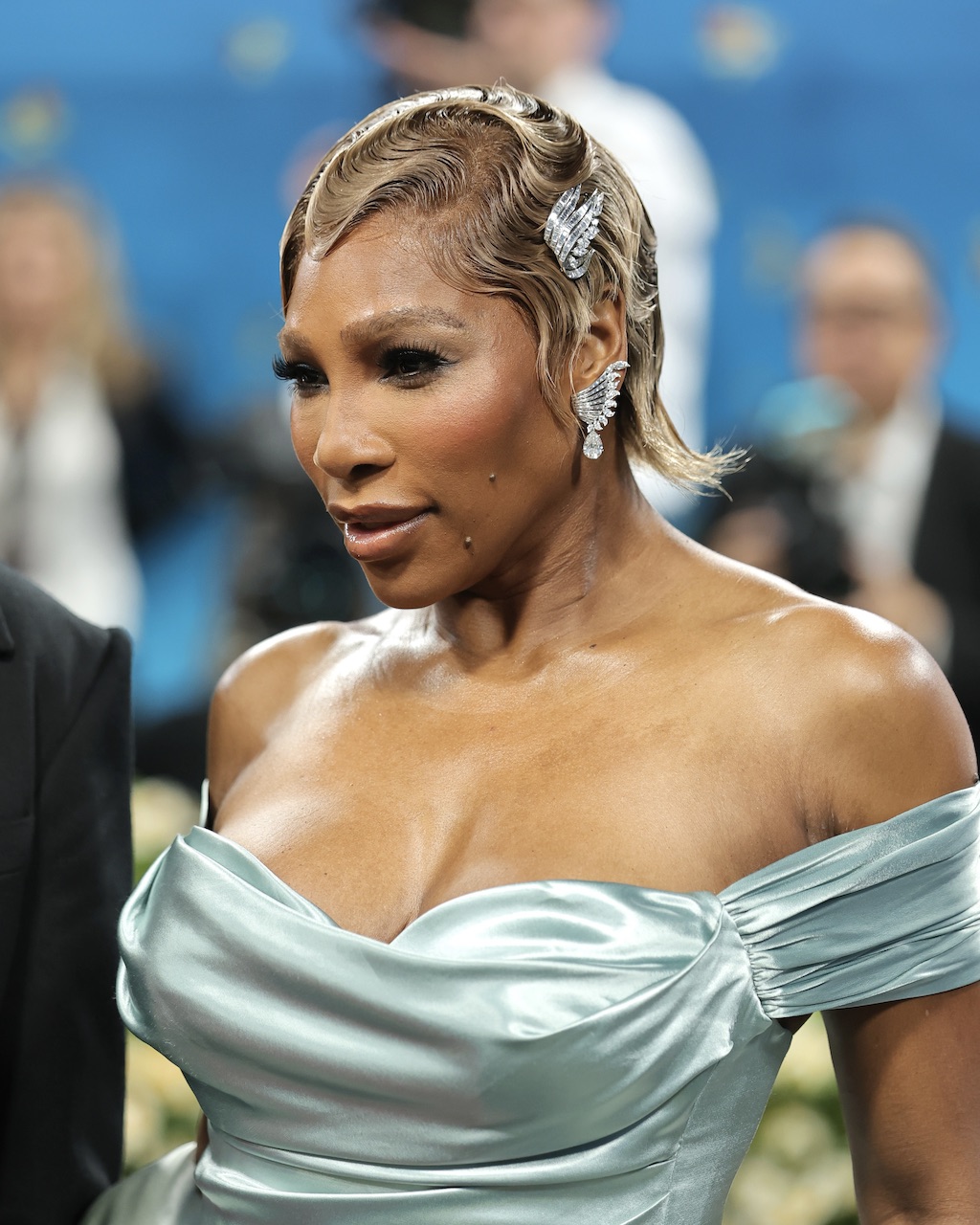 Serena Williams on the red carpet at the 2025 Met Gala in New York