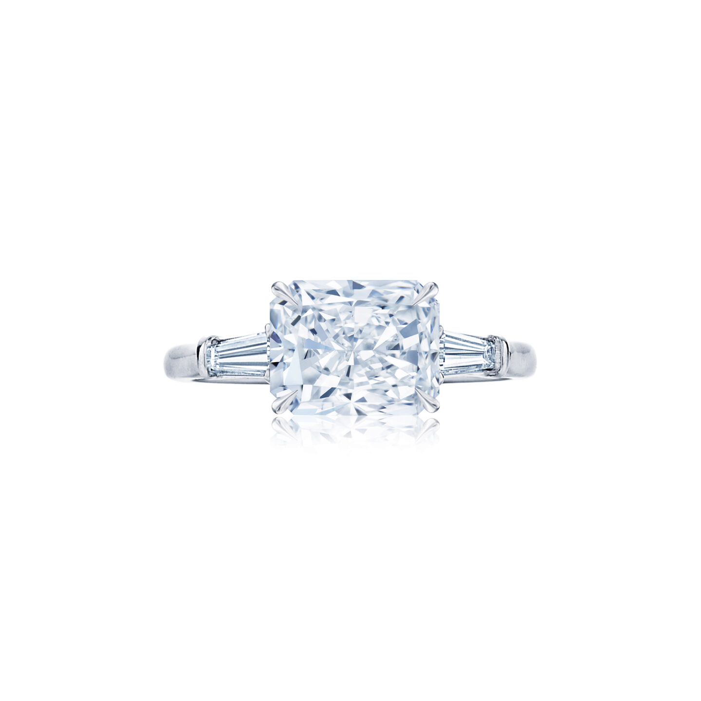 radiant cut engagement rings