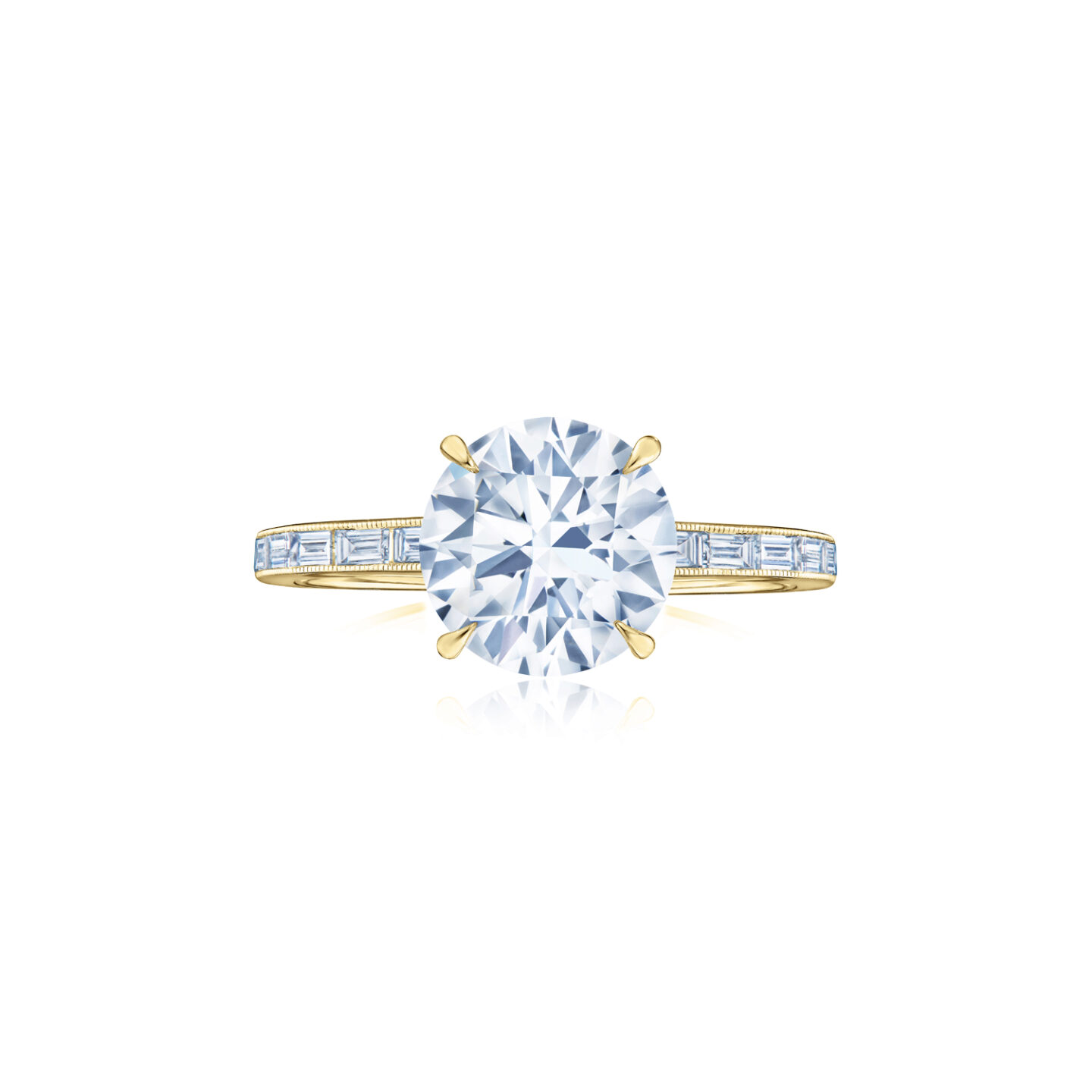 round engagement rings