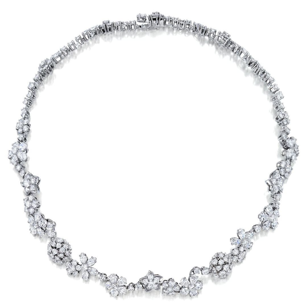 Rare Natural Diamonds Lead Phillips Auction This June 9 Phillips Auction diamond Van Cleef & Arpels necklace