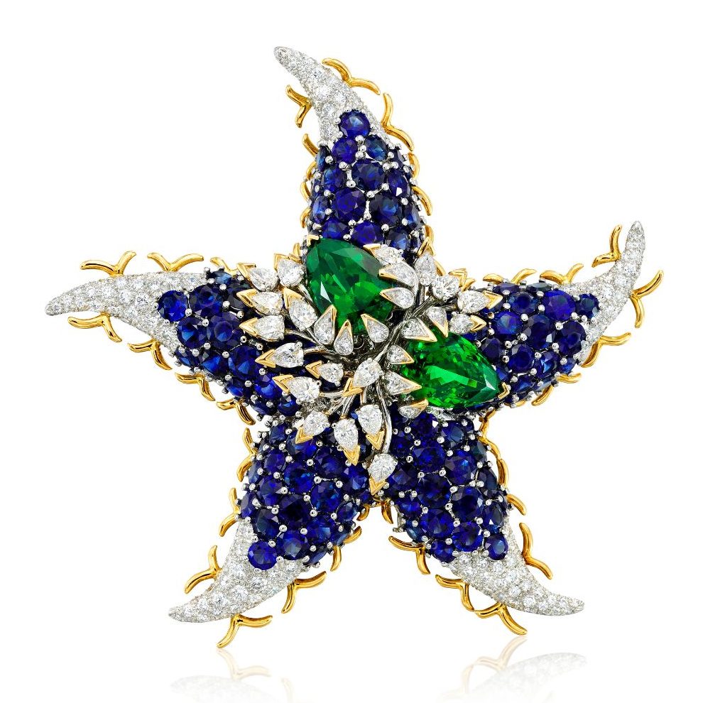 Rare Natural Diamonds Lead Phillips Auction This June 10 Phillips Auction gemstone and diamond Jean Schlumberger brooch