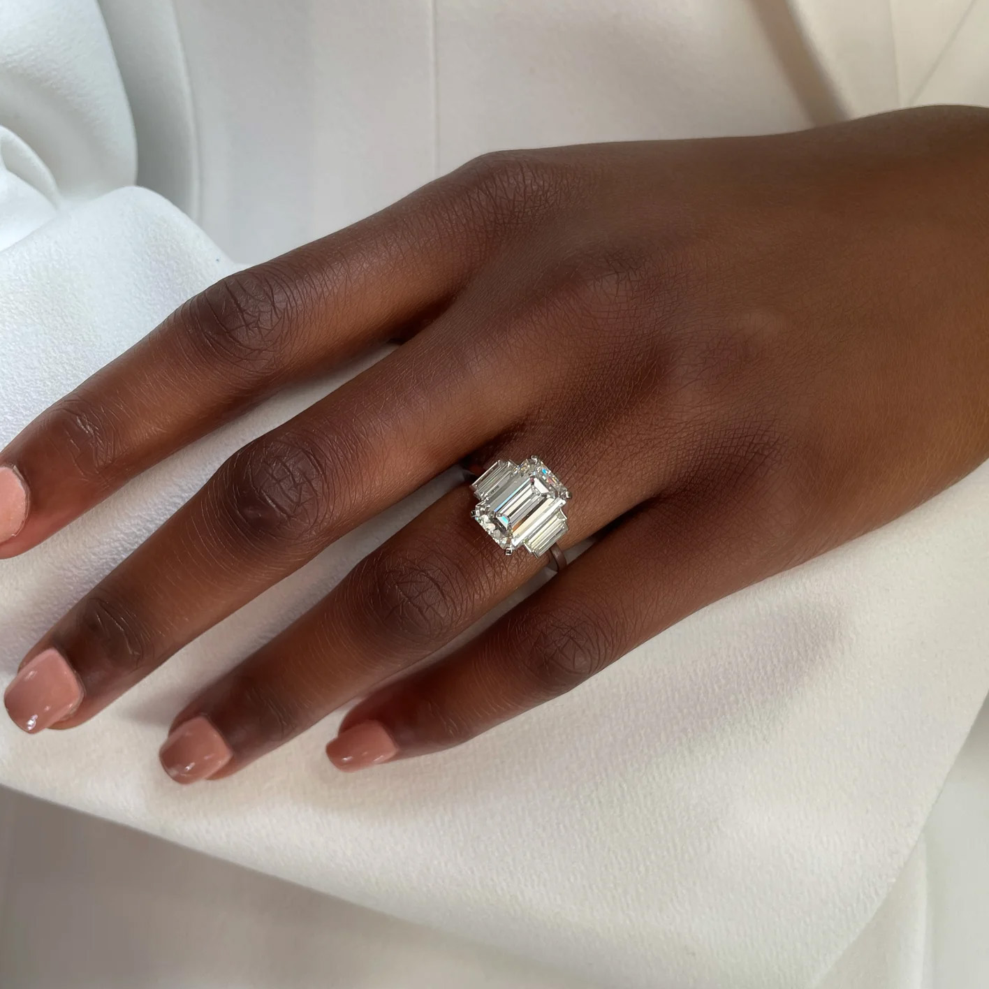 emerald cut engagement rings