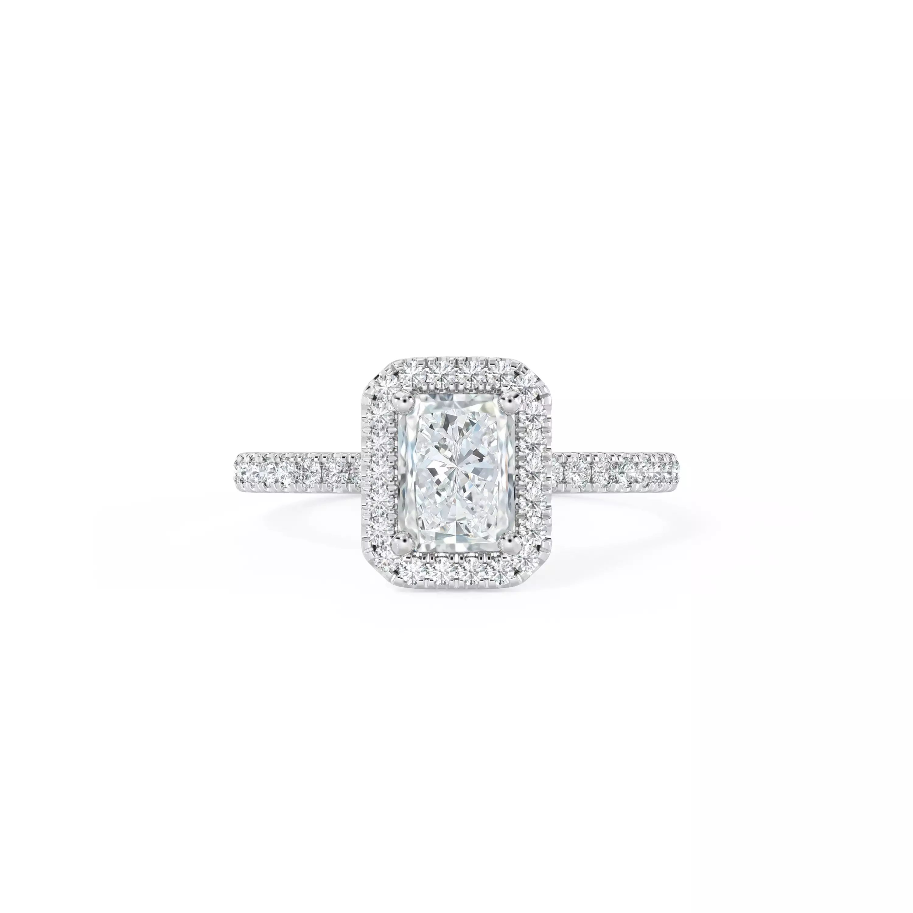 radiant cut engagement rings