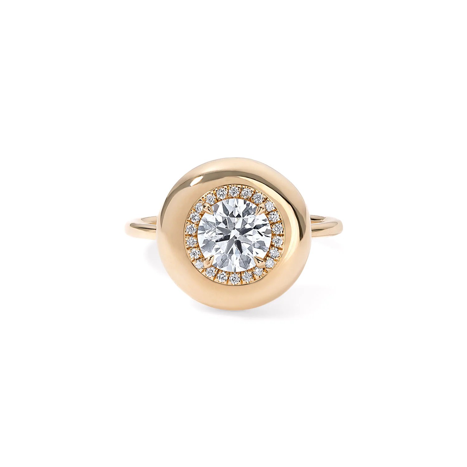 round engagement rings