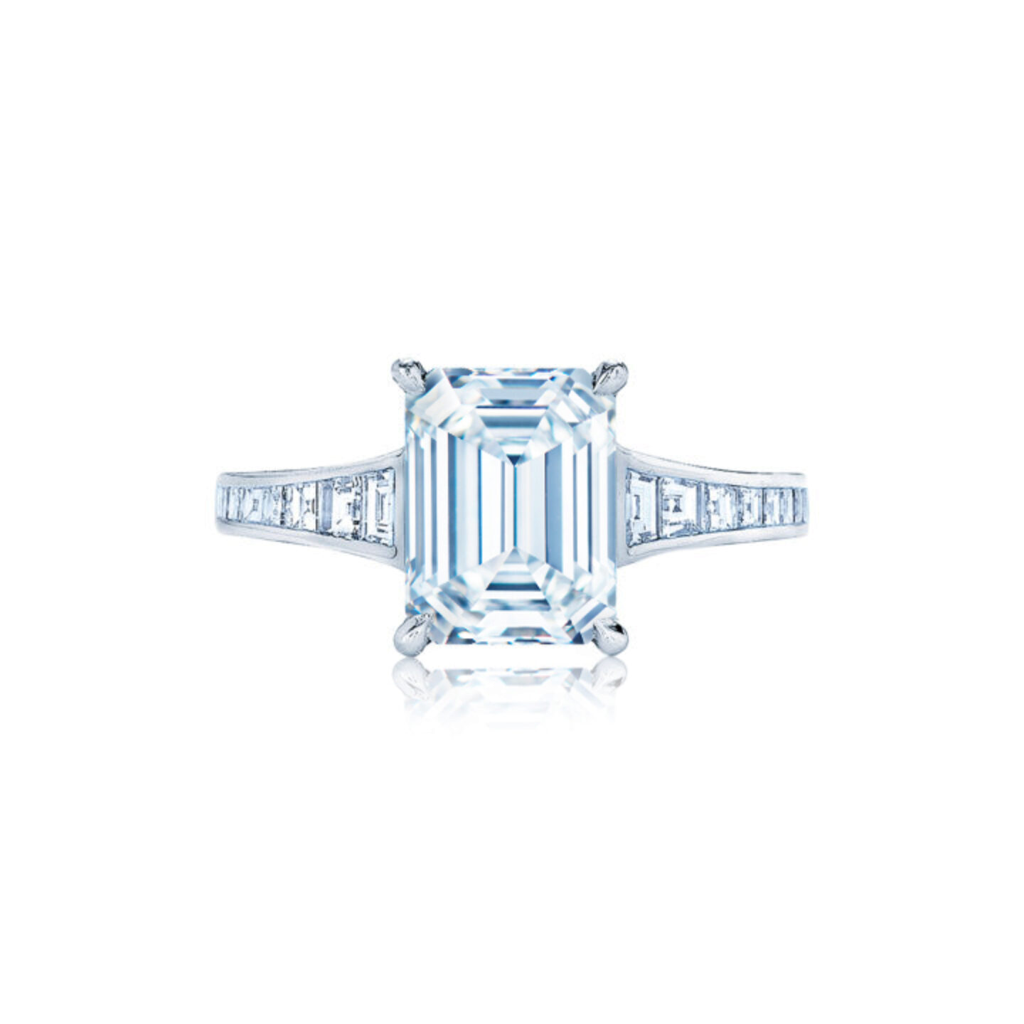 emerald cut engagement rings