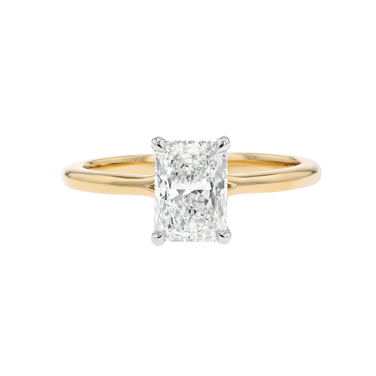 radiant cut engagement rings