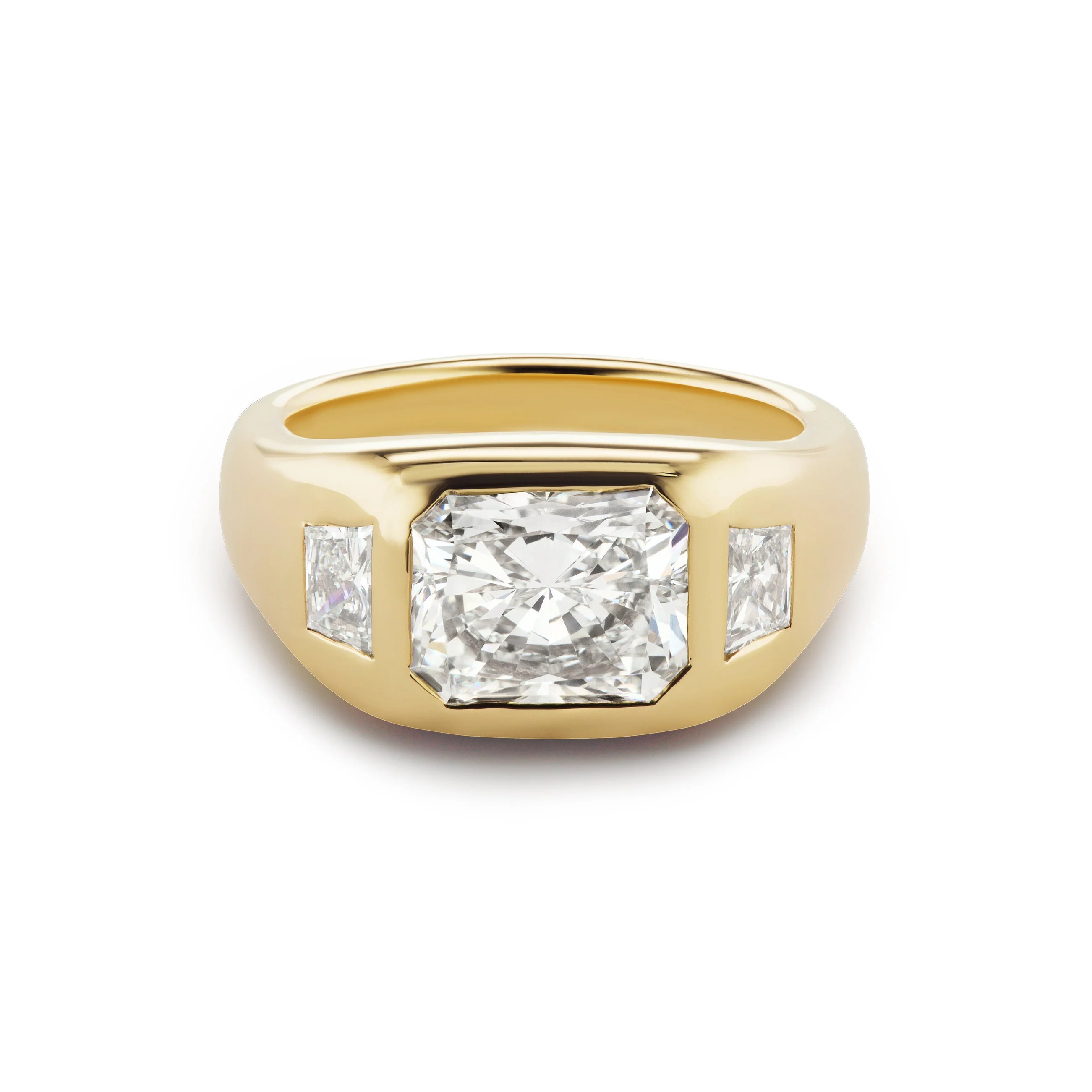 radiant cut engagement rings