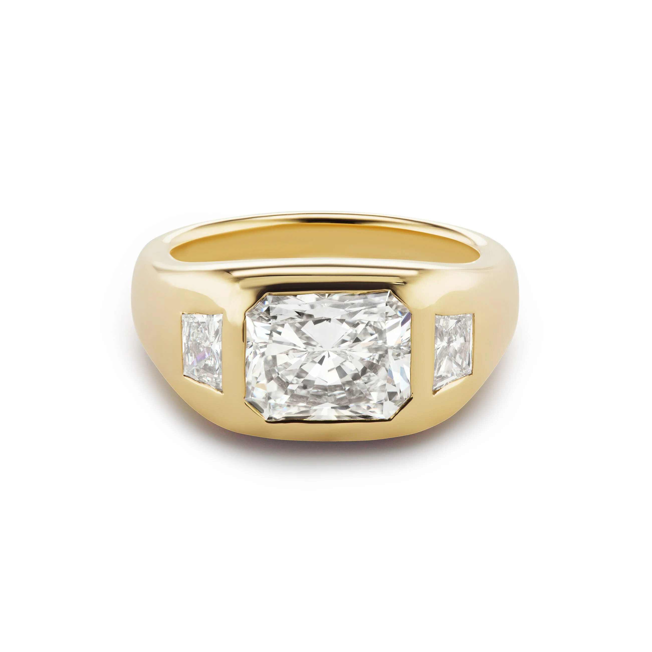 radiant cut engagement rings