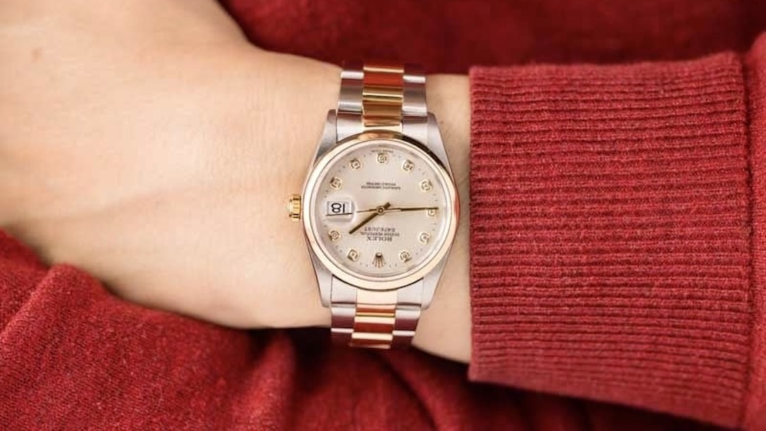 Why a Diamond Watch Is the Smartest Accessory You Can Own 3 Why a Diamond Watch Is the Smartest Accessory You Can Own: Shop options like the Rolex DateJust Diamond Watch