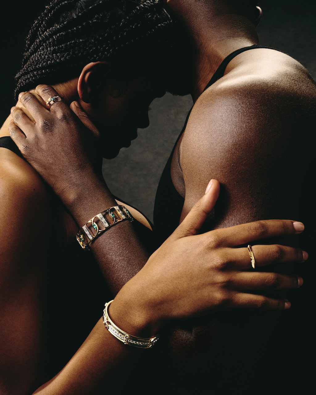 Damson Idris new jewelry line, Didris diamond cuff bracelet 