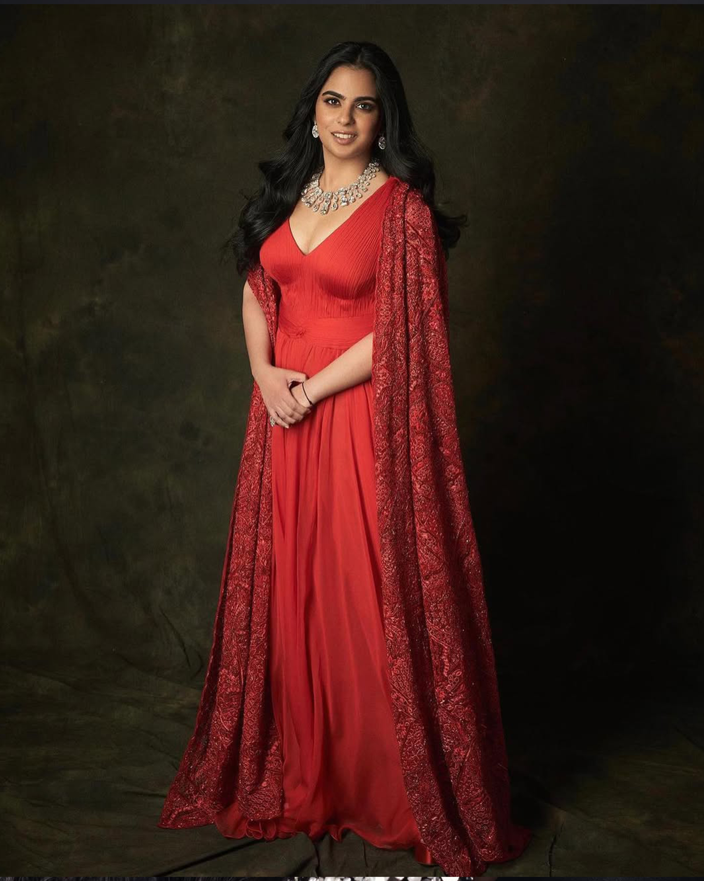 Inside Isha Ambani’s Personal Vault of Diamonds 7 Uncut diamond necklace at Day 2 of Nita Mukesh Ambani Cultural Center Launch