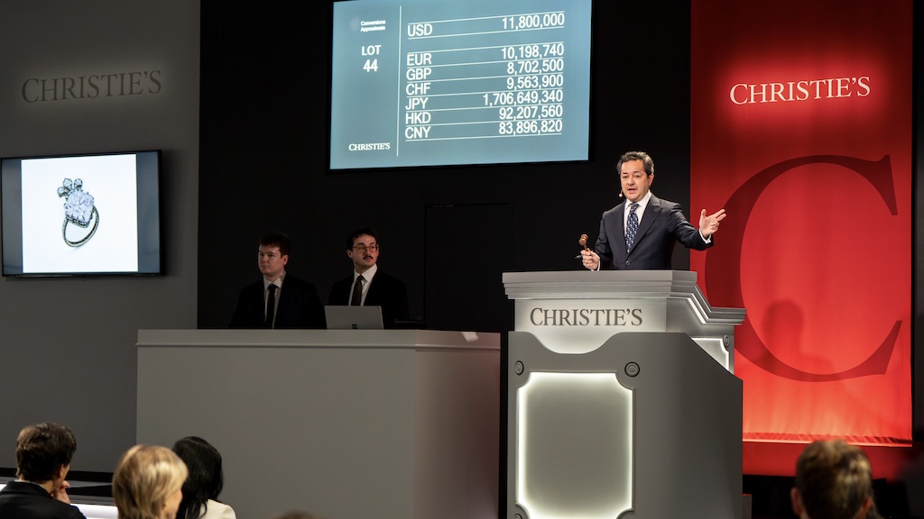 Rahul Kadakia sells the Marie-Thérèse Pink Diamond at Christie's latest Magnificent Jewels auction