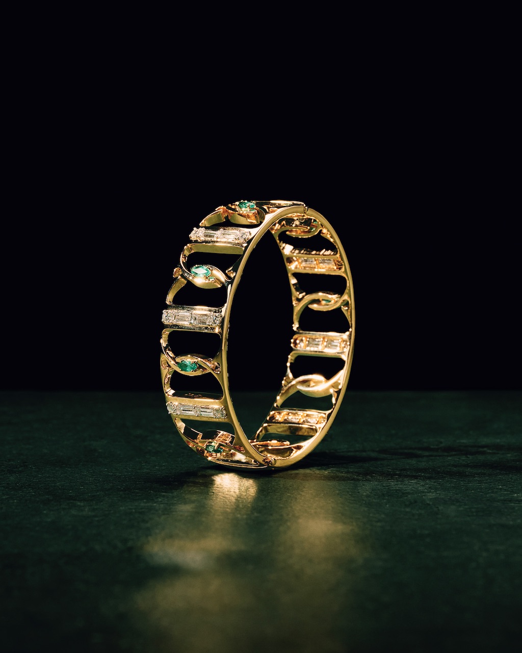 Damson Idris new jewelry line, Didris diamond cuff bracelet 