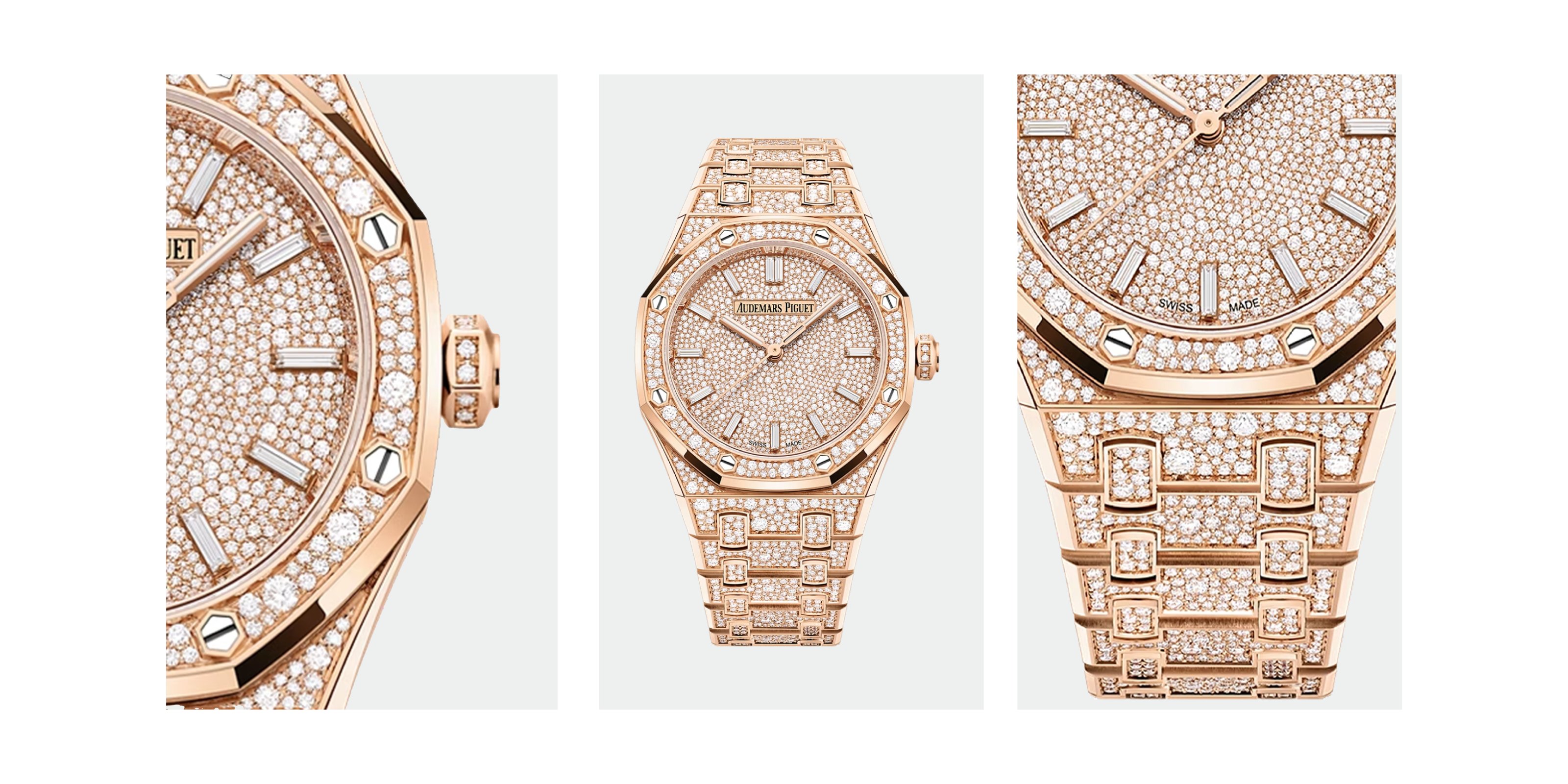 Diamond Watches That Wear Like Jewellery 1 Audemars Piguet Royal Oak natural diamond watch