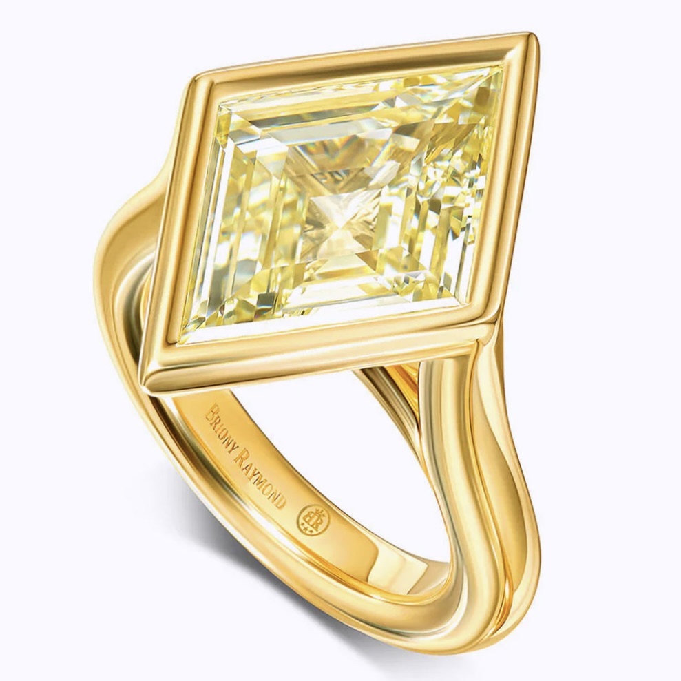 Bright, Rare and Famous: A Yellow Diamond Ring Adds the Perfect Pop of Color