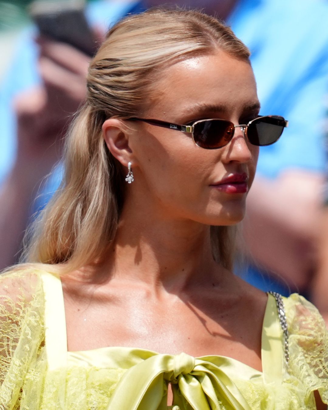 Tennis WAGs and Celebs Are Serving Up Major Diamond Glam at Wimbledon and Beyond 4 Tennis WAGs: Morgan Riddle diamond jewelry