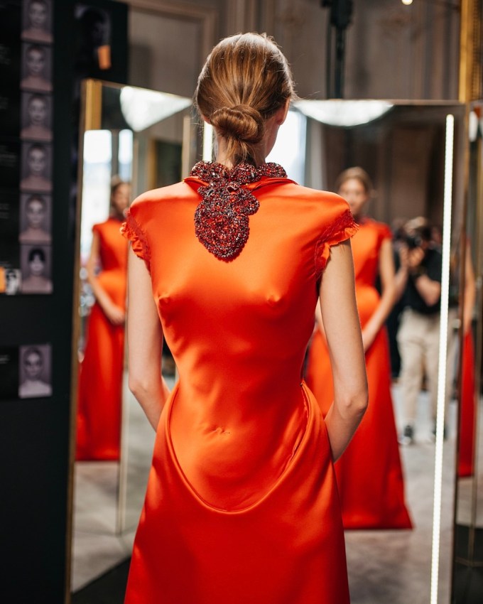 Salvador Dali-Inspired Heart From Elsa Schiaparelli Haute Couture Fall/Winter 2025–2026 Collection. 