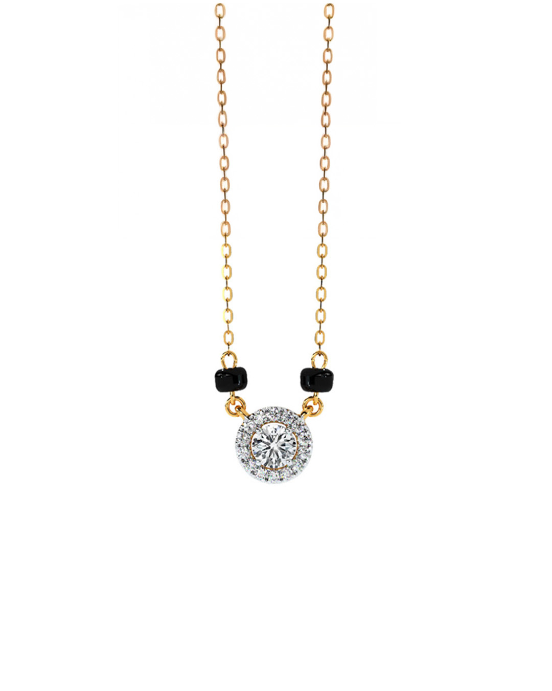 Minimal diamond mangalsutra perfect for every style