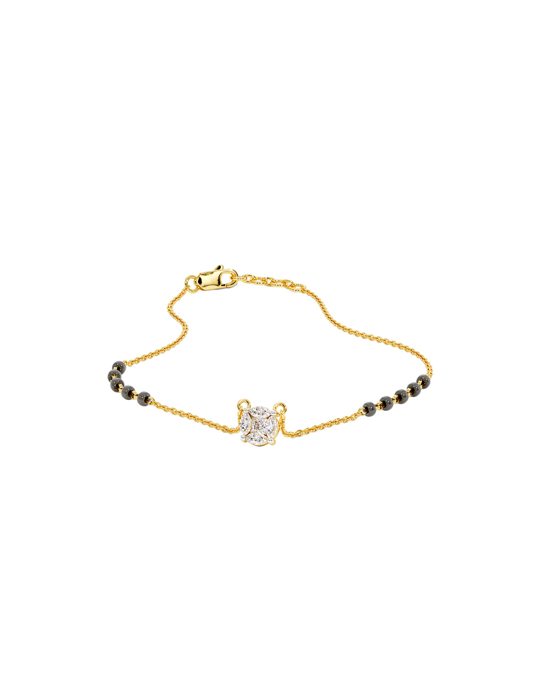 Diamond mangalsutra bracelet for your style.