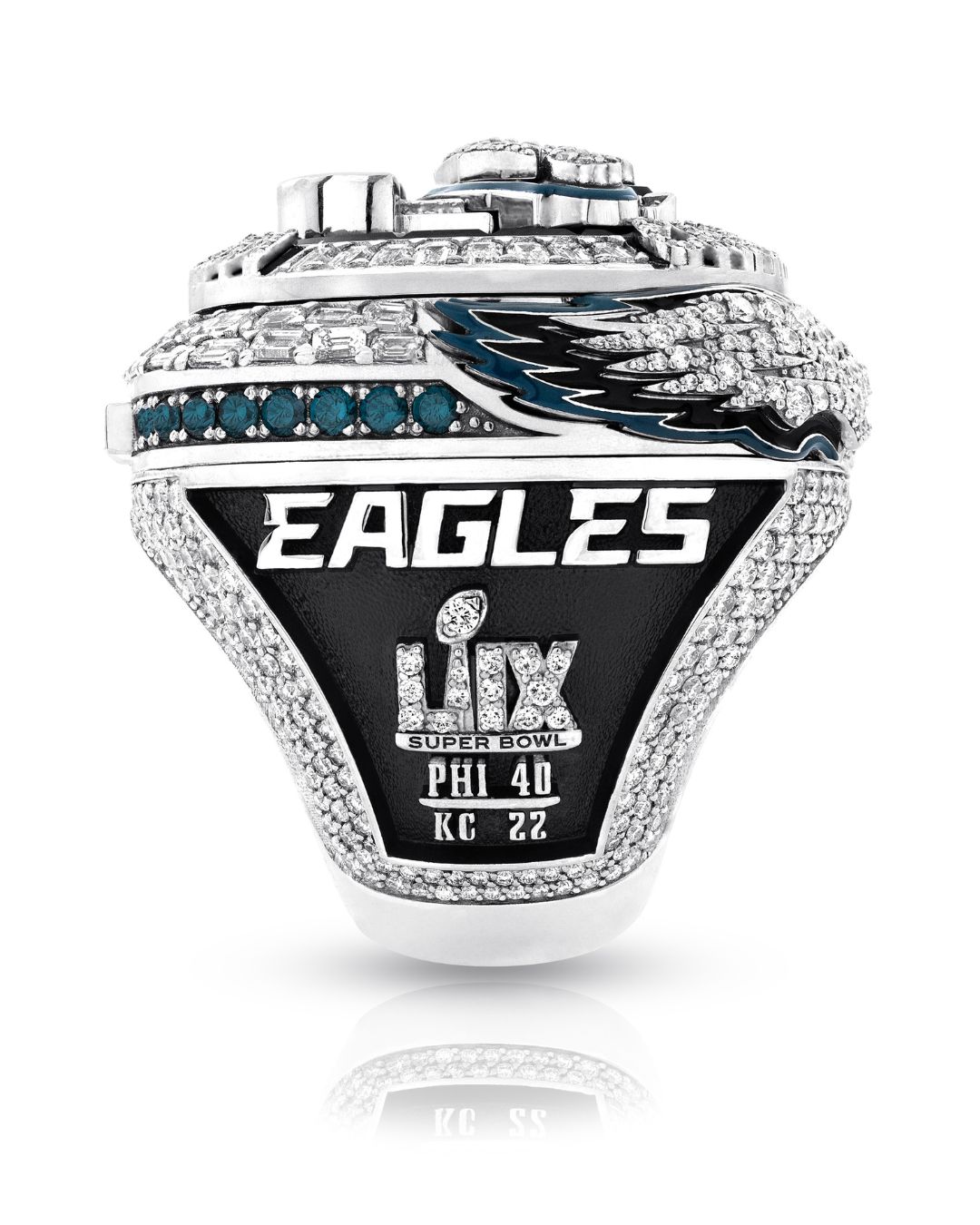 Every Detail of the New Eagles Super Bowl Ring by Jason of Beverly Hills 5 Eagles super bowl ring