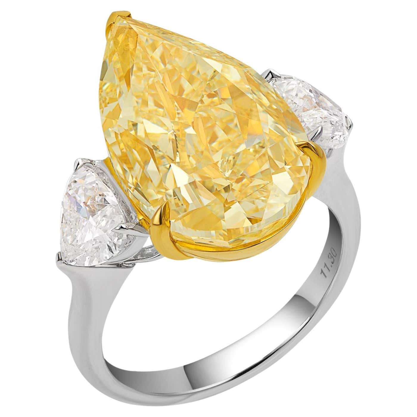 Bright, Rare and Famous: A Yellow Diamond Ring Adds the Perfect Pop of Color