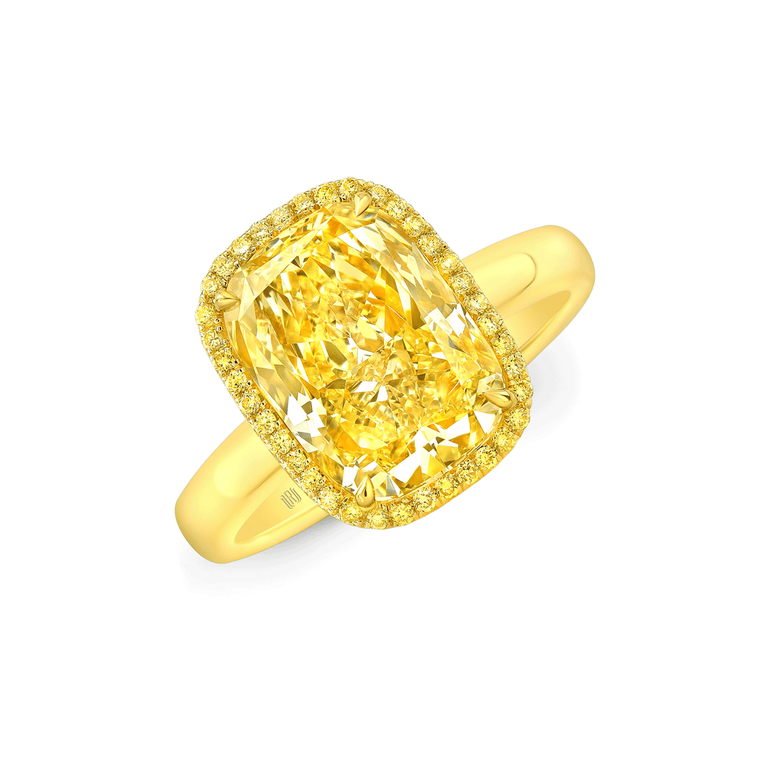 Bright, Rare and Famous: A Yellow Diamond Ring Adds the Perfect Pop of Color