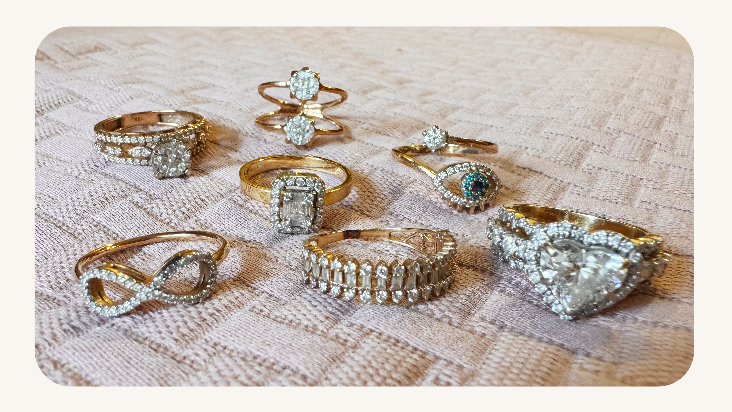 Variety of diamond rings perfect for every style
